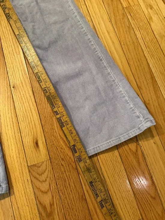 VTG Low-Rise Lavender Flared CorduroyJeans - Women - Picture 5 of 8